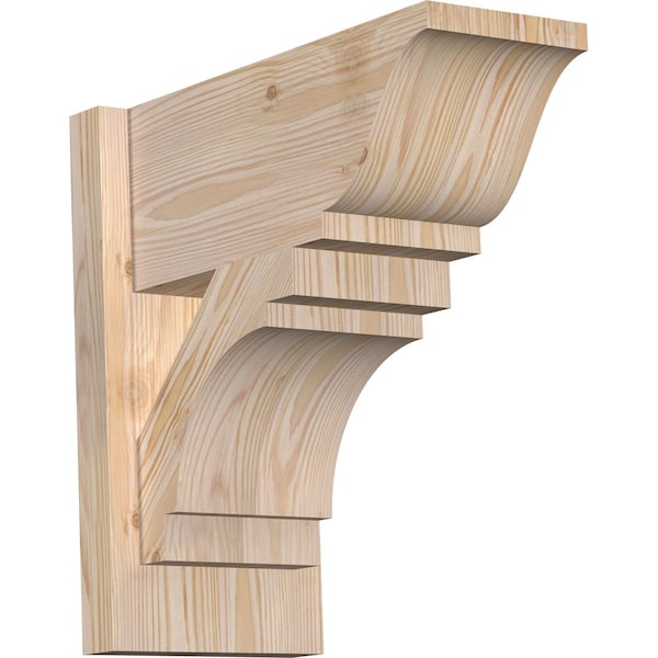 Ekena Millwork Merced Traditional Smooth Outlooker, Douglas Fir, 7 1/2"W x 16"D x 16"H OUT08X16X16MRC01SDF - main